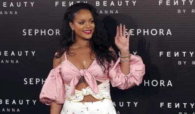 La cantante Rihanna.