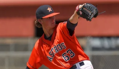 Forrets Whitley, lanzador de los Astros. 