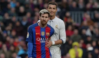 Messi y Cristiano Ronaldo, jugadores emblemáticos del Barcelona y Real Madrid, respectivamente. 