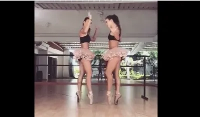 Las gemelas  Alejandra y Andrea Salamanca.