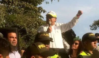 Gustavo Petro, en Medellín