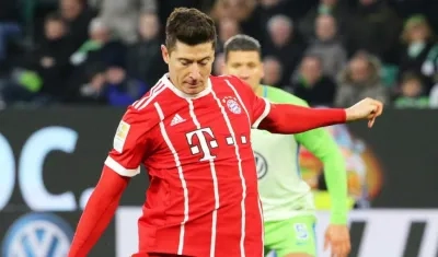 Robert Lewandowski, delantero polaco. 