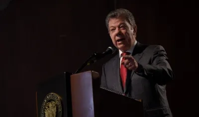 Juan Manuel Santos.