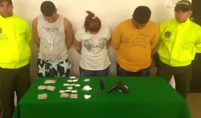 Unidades especializadas de la Sijin, adscritas a la Policía Metropolitana de Barranquilla, realizaron de allanamiento en varios sectores del suroccidente de la ciudad