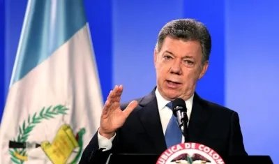 Juan Manuel Santos.
