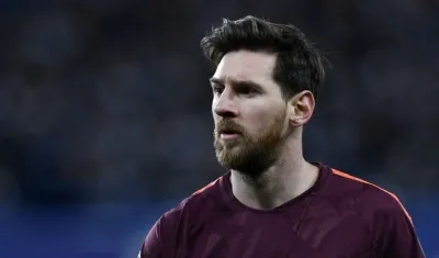 Lionel Messi, delantero argentino. 