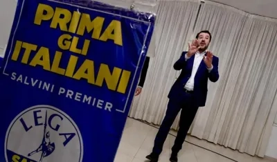 El líder de la Liga Norte italiana, Matteo Salvini.