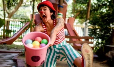 Integrante del colectivo Payasos sin fronteras.