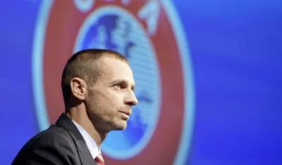 Alekxander Ceferin, presidente de la UEFA. 
