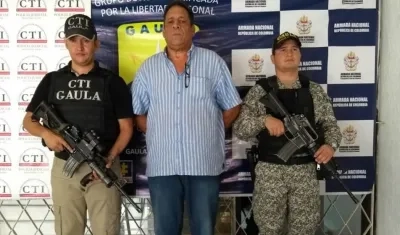 Captura de un hombre de 60 años, sindicado de tener nexos con las extintas Autodefensas Unidas de Colombia.