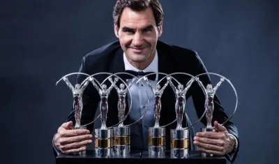 Roger Federer, tenista.
