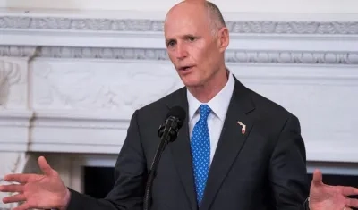 El gobernador de Florida, Rick Scott.