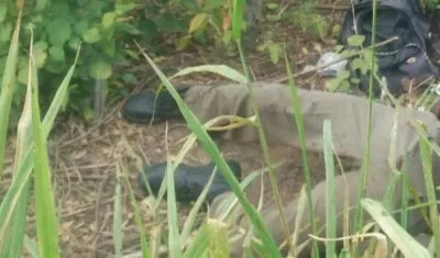 El hombre había salido el viernes a cazar conejos.