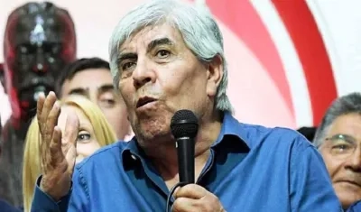 Hugo Moyano, presidente de Independiente.