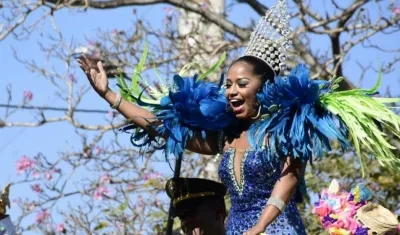 Andrea de Alba Polo, Reina del Carnaval de la 44.