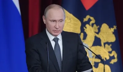 Vladimir Putin, presidente de Rusia. 