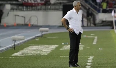 Alexis Mendoza, técnico del Junior.