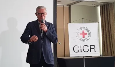 Christoph Harnisch, jefe de la delegación del Comité Internacional de la Cruz Roja (CICR).