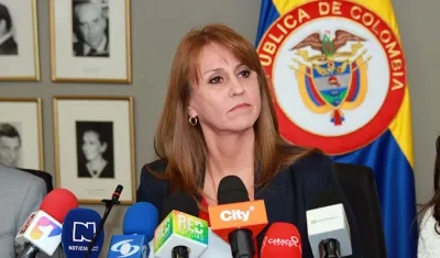 La ministra de Trabajo, Griselda Janeth Restrepo Gallego.