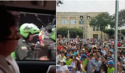 Gustavo Petro, candidato presidencial en Cúcuta.