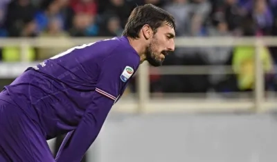 Davide Astori, capitán de la Fiorentina. 