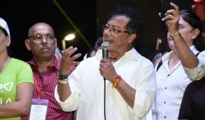 Gustavo Petro, candidato presidencial.