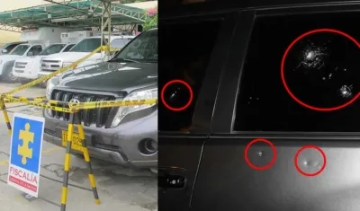 La Fiscalía General de la Nación descartó este lunes que contra el vehículo en el que se desplazaba el pasado viernes en Cúcuta