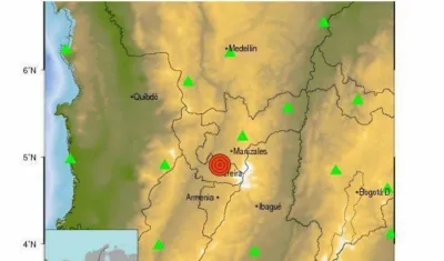 El sismo tuvo una magnitud de 3,1.