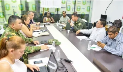 Imagen del sexto Comité de Seguimiento Electoral en Soledad.