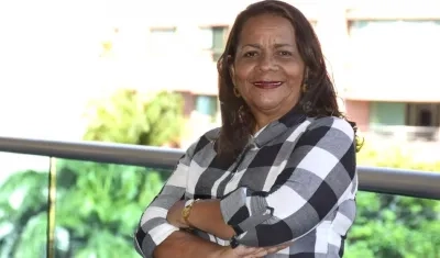 Emma Doris López, candidata a la Cámara por el Atlántico.