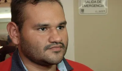 Jhon Barrera, médico de la Comisión de Boxeo del Atlántico. 