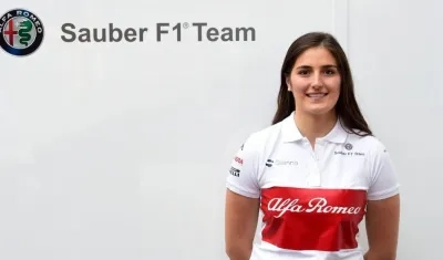 Taiana Calderón, piloto colombiana. 