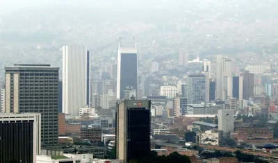 Vista panorámica de la ciudad de Medellín