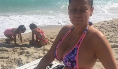 Consuelo Martínez, viuda de Diomedes Díaz.