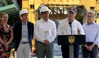 Juan Manuel Santos, presidente.