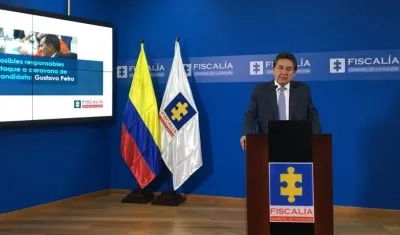 El Fiscal General de la Nación, Néstor Humberto Martínez.