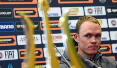 Chris Froome, ciclista británico. 