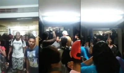 Momentos siguientes a los hechos.