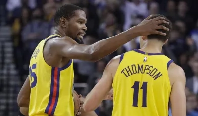 Kevin Durant, estelar jugador de Golden State. 