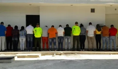 Los capturados en la Operación Puma II.