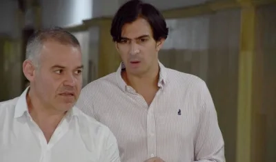 Gilberto Mendoza, presidente de la AMB, y Sergio Chams, presidente de la promotora Cuadrilatero.