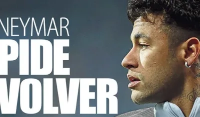 Neymar protagonista de la portada de Mundo Deportivo. 