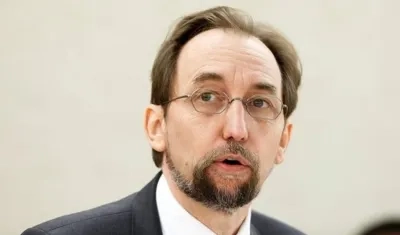 El alto comisionado de Naciones Unidas para los Derechos Humanos, Zeid Ra'ad al Hussein.