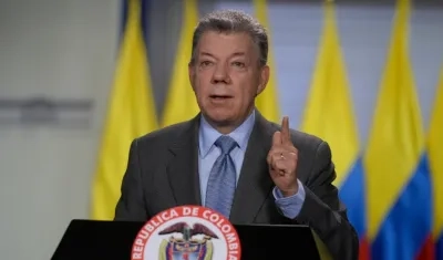 Juan Manuel Santos, presidente de Colombia.