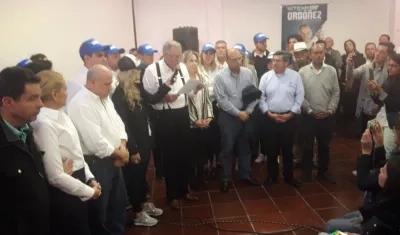 Alejandro Ordóñez reconoció el triunfo de Iván Duque en la Gran Consulta por Colombia.