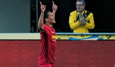 Carlos Bacca, delantero del Villarreal. 
