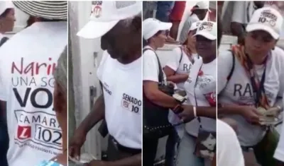 En estas imágenes se observa lo que denuncia el video.