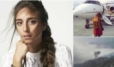 Mina Başaran, hija de un magnate turco iba en el avión.