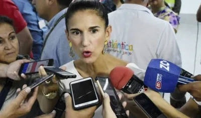 Yaneht Giha, ministra de Educación.