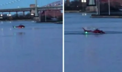  Las víctimas fueron rescatadas por buzos de los bomberos y de la Policía de Nueva York.